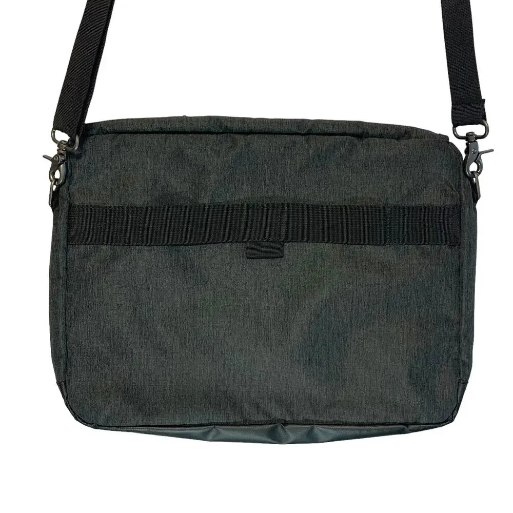 Samsonite Modern Utility Messenger Laptop Carryall Bag Large Gray Adjustable